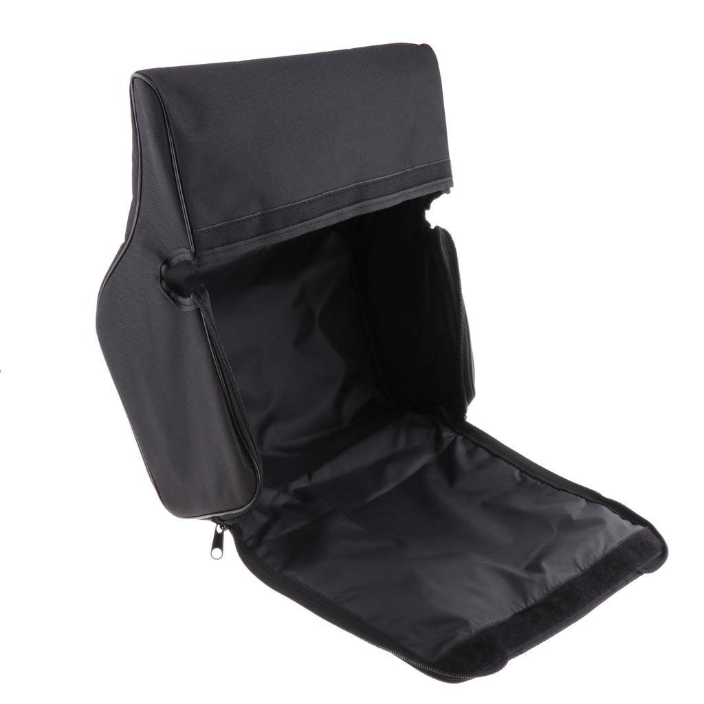 Custodia per Fisarmonica a Piano Imbottita Spessa per Fisarmoniche a Basso, Nero - nero 120
