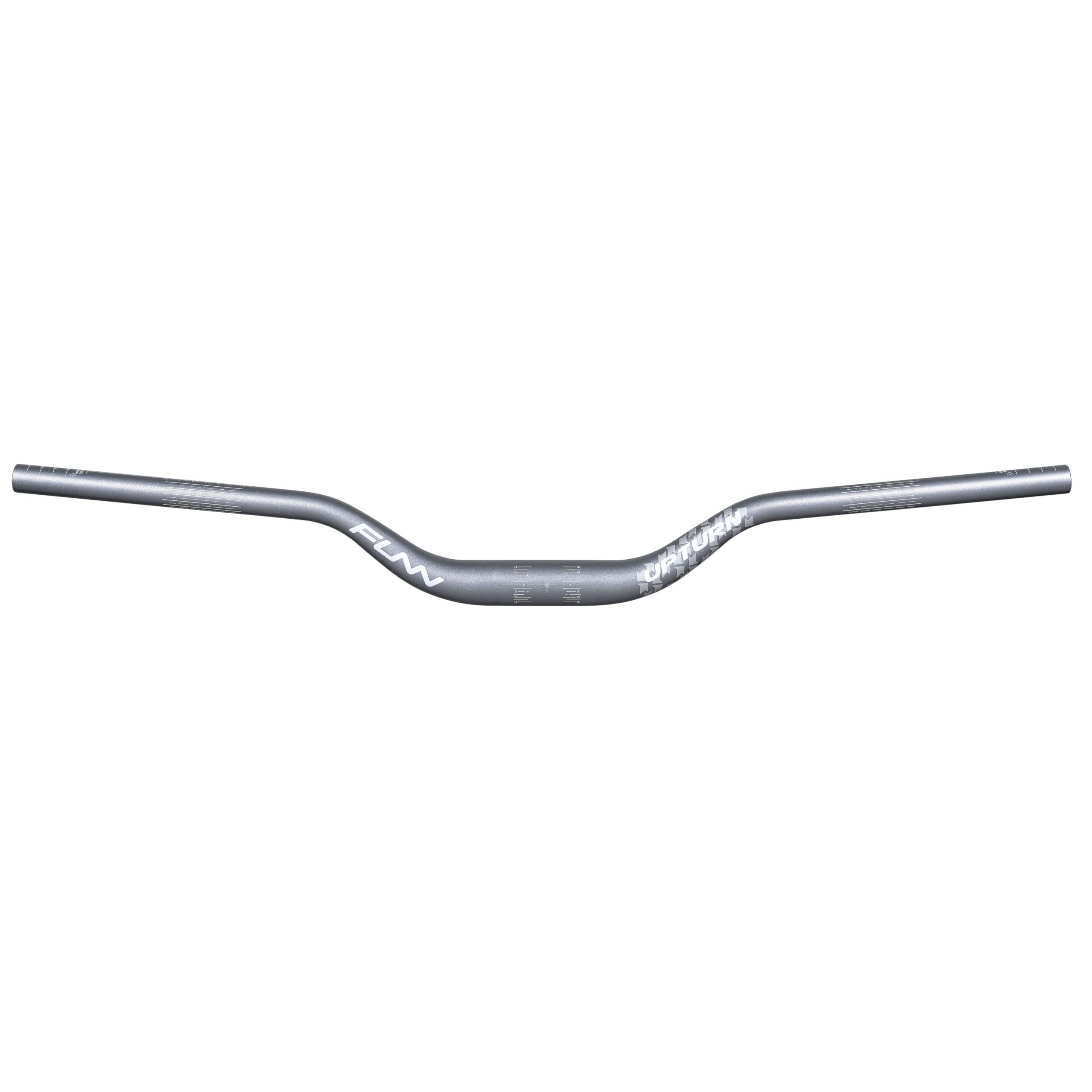 Funn Upturn High-Rise Mountain Bike Handlebar with Bar Clamp 35mm and Width 800mm, Durable and Lightweight Alloy Riser Handlebar for MTB and BMX Bike, Rise 55mm MTB Handlebar (Grey)