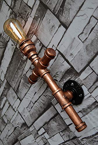 Lámparas de pared industriales de hierro retro para decoración de interiores y balcones 5