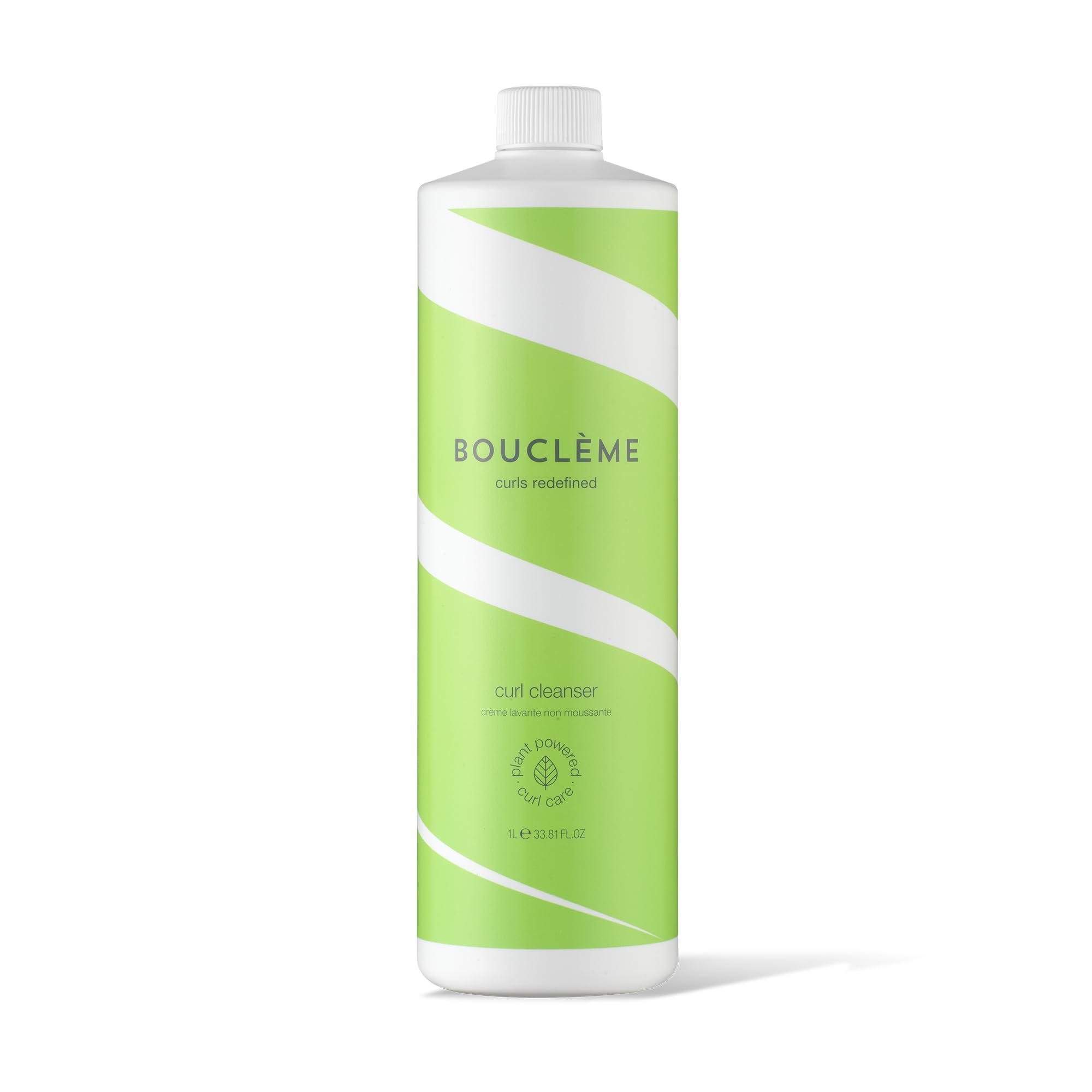 Bouclème Curl Cleanser 1Litre Hydrating Cream Based Co-Wash Curly Hair Shampoo - 98% Naturally Derived Ingredients Curly Hair Products - Ideal for Dry Hair