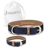 FriendshipCollar Dog Collar and Friendship Bracelet - Monaco Blue - XX Small