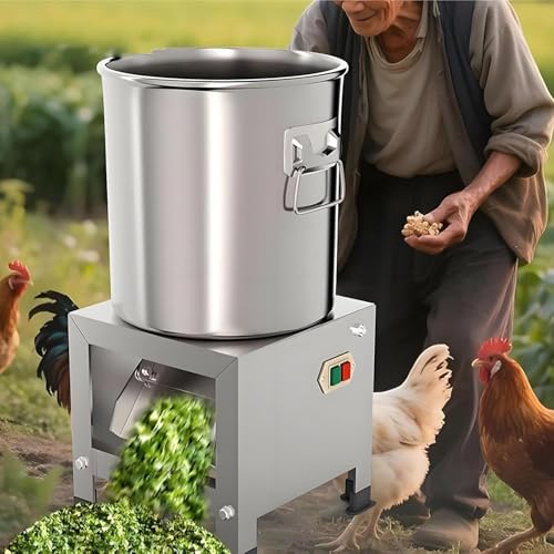 Cortadora eléctrica de vegetales 1800W acero inoxidable miniatura 6