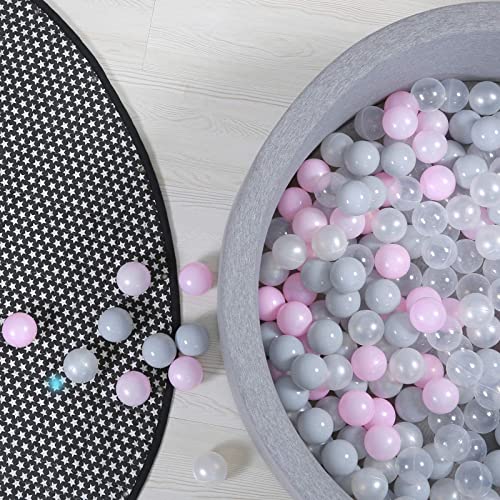 image for GOGOSO Ball Pit Balls for Kids, 100 Pink Plastic Balls for Ball Pit To