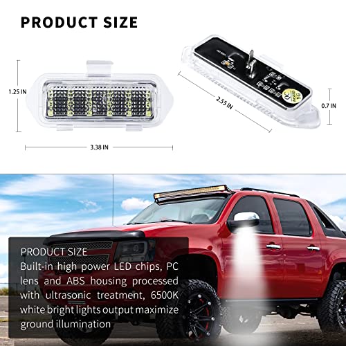 Luces LED para espejo Chevy Silverado y GMC Sierra miniatura 5