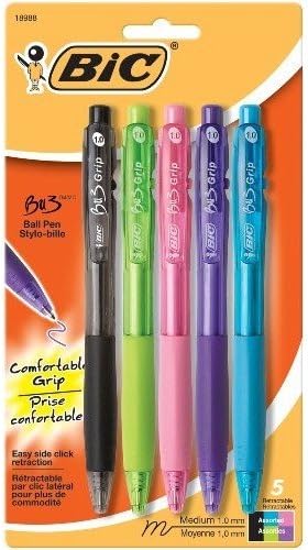 BIC BOLÍGRAFO BU3 GRP FSHION TINTA 5PK