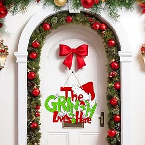 Wooden Christmas Door Decorations, Wall Decor, Hanging Welcome Sign, and Christmas Tree Decorations Wooden Christmas Door Decorations Wall Decor Hanging Welcome Sign and Christmas Tree Decorations