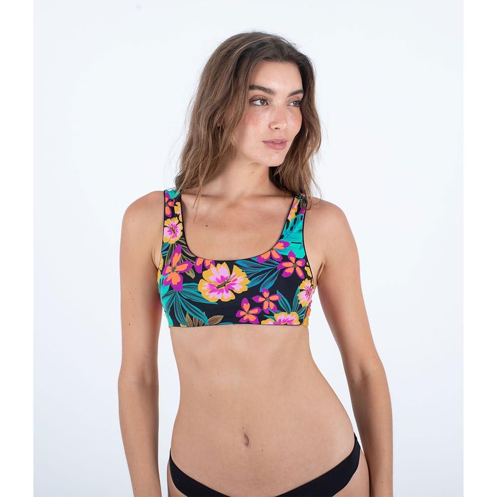 Hurley Fiji Fantasy Rvsb Bralette Parte Superior de Bikini para Mujer