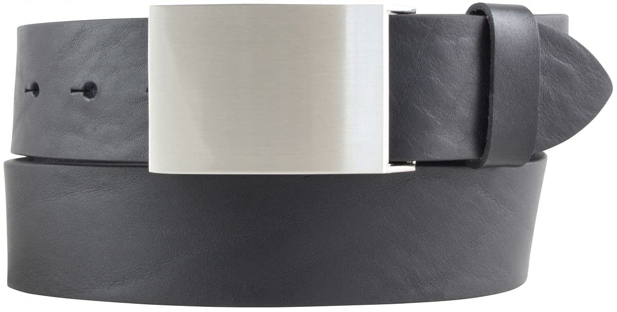 BELTINGER Gürtel aus Vollrindleder 4,0 cm | Jeans-Gürtel für Herren 40mm | Jeansgürtel mit Koppel