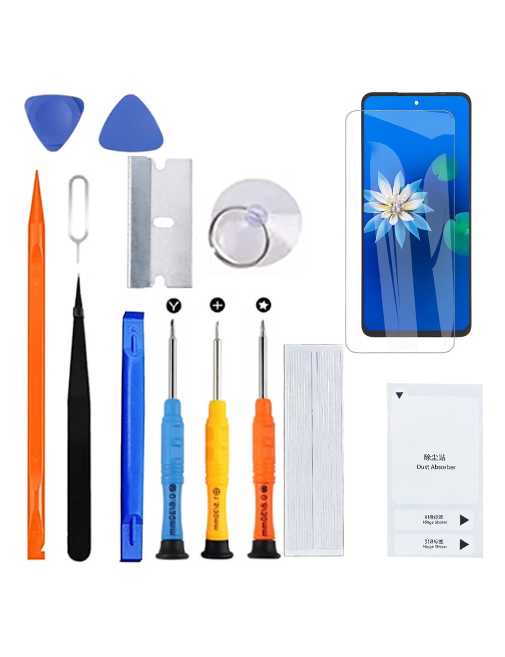 H&LYCYJ Display Schermo per Realme C67 4G RMX3890 Schermo LCD di ricambio Assembly con kit