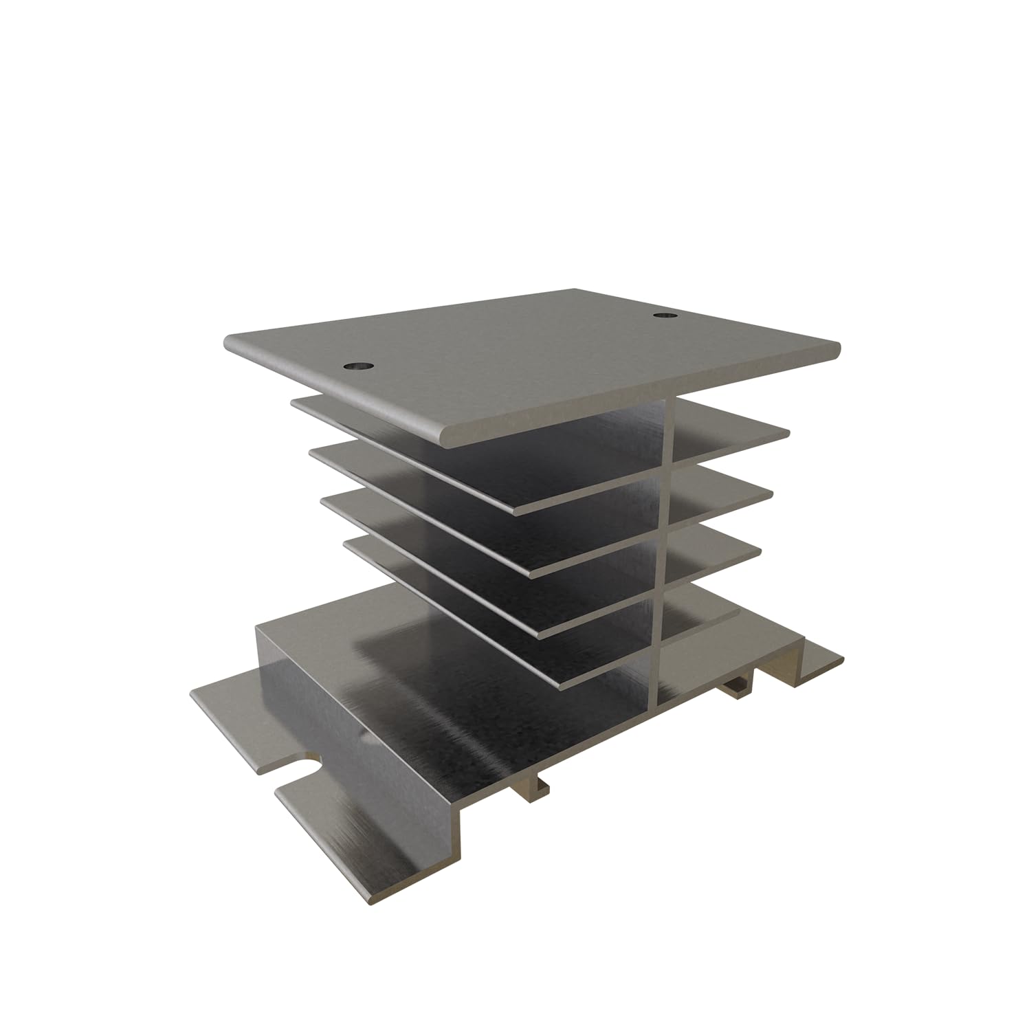 YQSIYU Aluminum Heat Sink Designed for Solid State Relays - Compatible with 10-40A DA,DD,AA Model