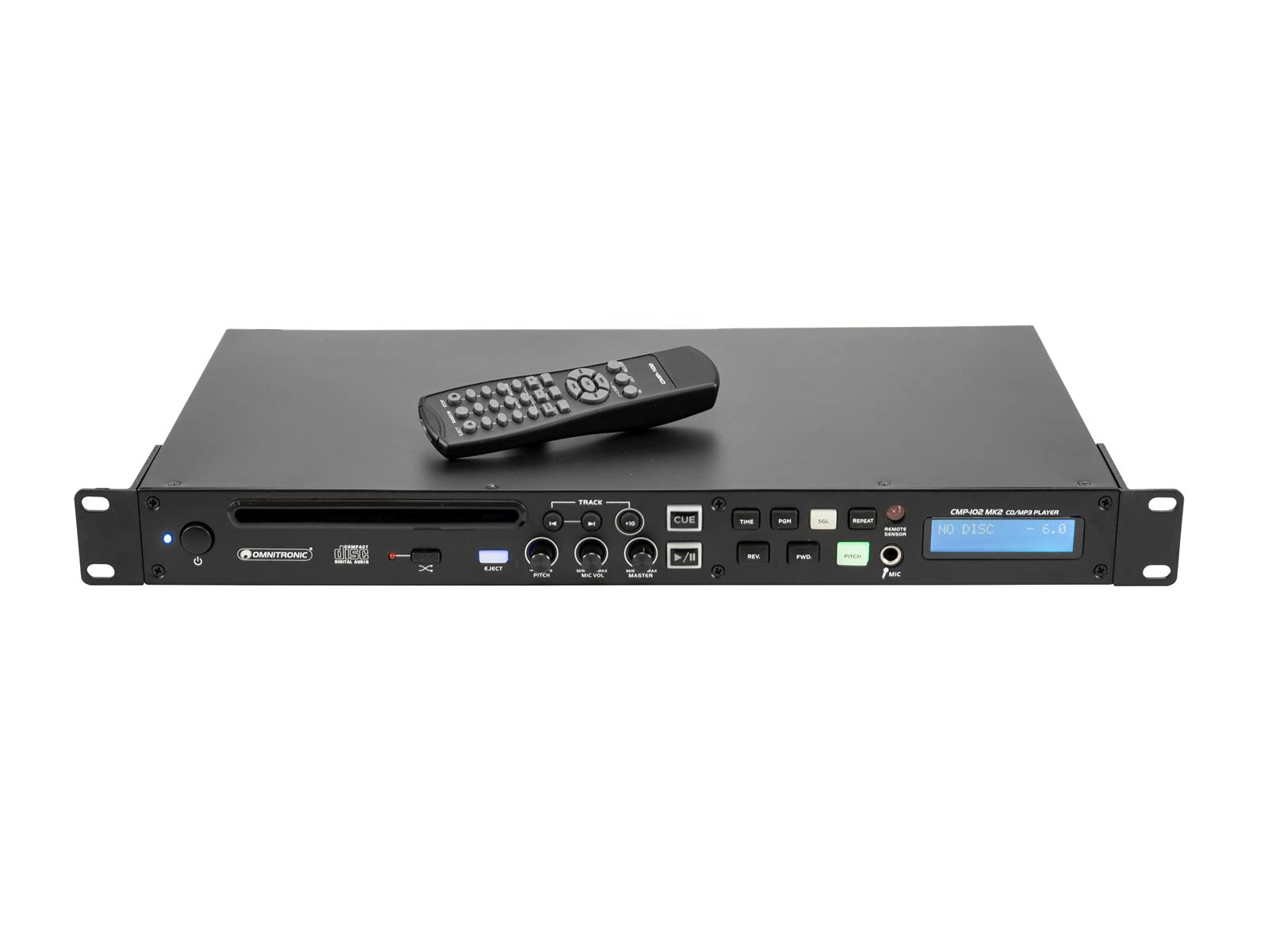 Omnitronic CMP-102 MK2 Reproductor de CD único DJ de 19