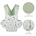 GAGAKU Baby Doll Carrier for Little Girls & Toddlers - Reborn Baby Doll Accessories - Green (Sunflower)