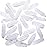 10 PCS Clear Quartz Healing Crystals Wands Polished Tumbled Stones Bulk Natural Hexagonal Pointed Reiki Energy Balancing Meditation Therapy Chakra Wand Set Christmas Gift Stocking Stuffers