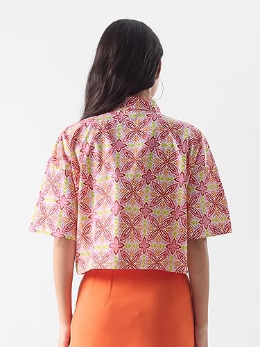 Image of The Souled Store TSS Originals: Rosebloom Cropped Shirts