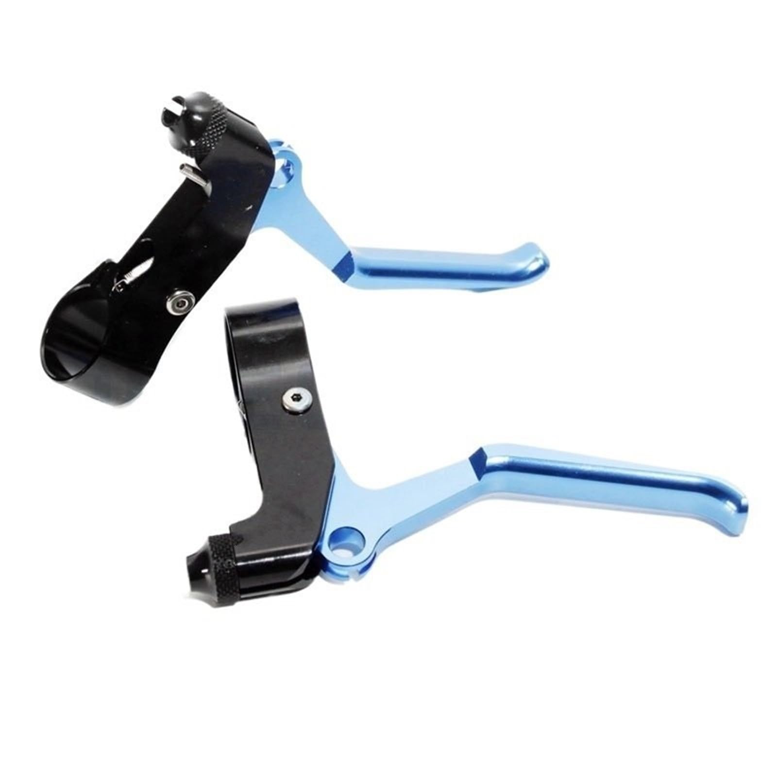 NHABXGDS CNC Bicycle Brake Lever for Brompton Bike 14 16 20 Inch Folding Bike MTB Road Bike Brake Lever BL35(Blue)