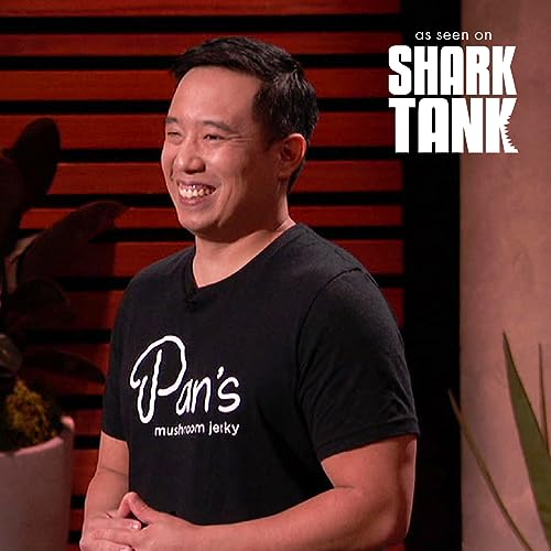 Pan's Mushroom Jerky, Vegan Snacks, Dried Mushrooms Shiitake, Plant based Jerky, Meatless Jerky, Gluten Free, High in Fiber, with Teriyaki flavor (2.2 Ounce, Pack of 3)