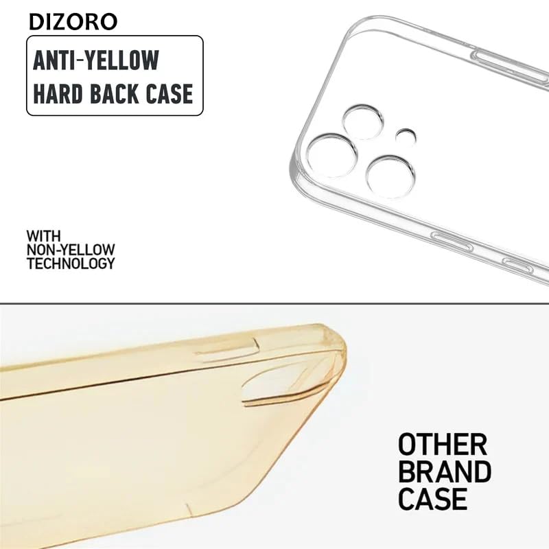 Image of DIZORO Compatible with Nothing 3A Lite 5G Back Cover Case Clear,[ Anti Yellow ][Military Grade Protection] Hard PC Back Cover Transparent