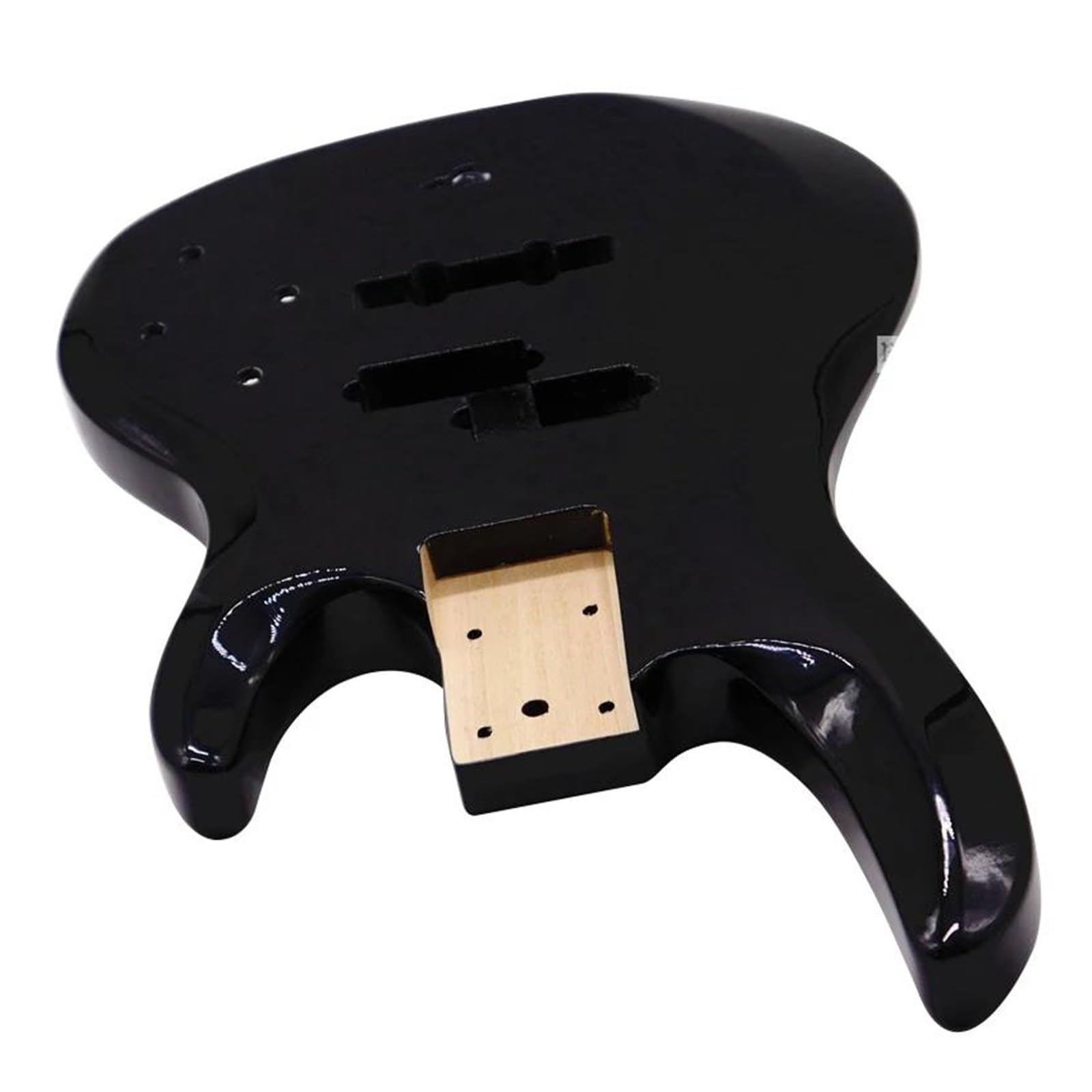 エレキベースボディ ブラック 使用感あり白菜エレキベースボディ