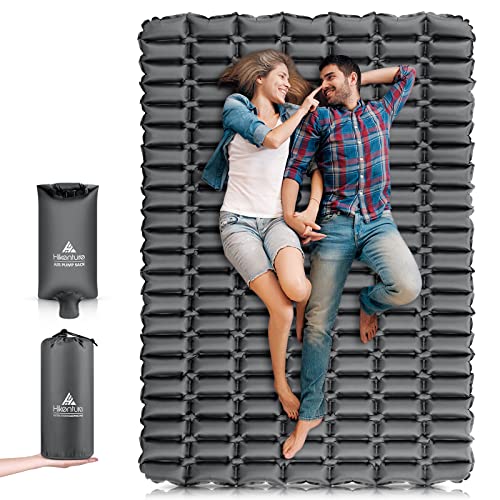 HIKENTURE Ultralight Double Sleeping Pad, Camping Mattress 2 Person