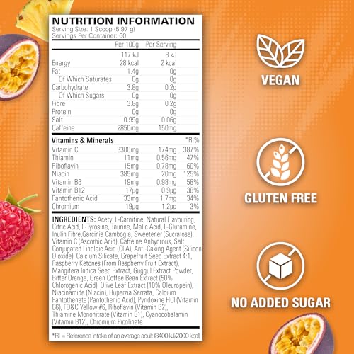 EHPlabs x Ghostbusters OxyShred Pre Workout Powder & Shredding Supplement - Preworkout Powder with L Glutamine & Acetyl L Carnitine, Energy Boost Drink- Proton Plasma, 60 Servings - Image 3