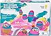 GenioKids Smart Sand - Set sabbia cinetica colorata bambini in 2 colori rosa e blu per con formine cupcakes e formine сoni gelato giocattolo, 1 kg. Regalo bambini