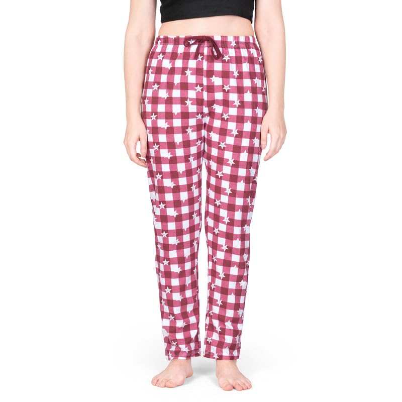Image of Real Basics Women's Cotton Printed Pajamas Pack of 1