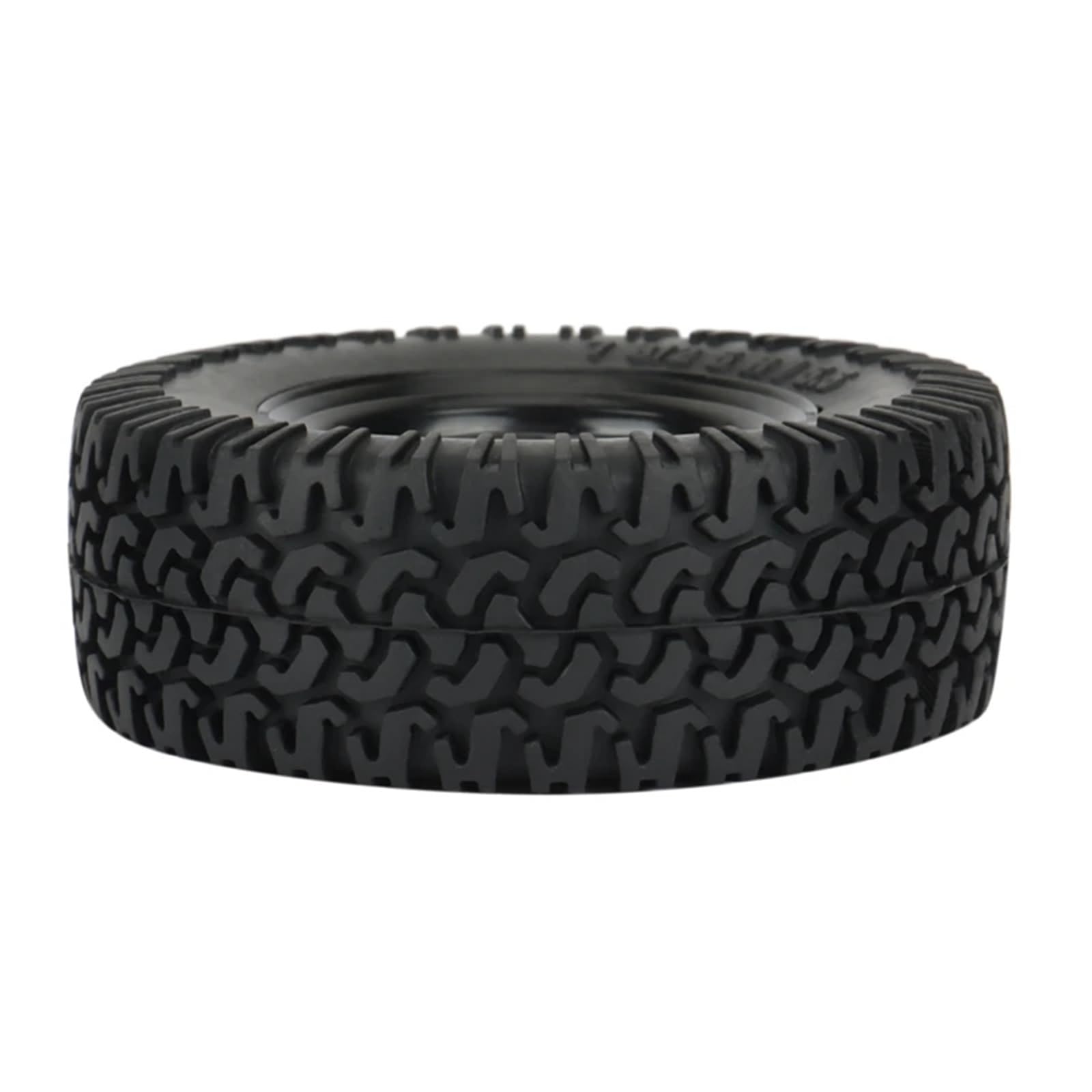 RC Pneus Jante Compatible avec Axial pour Jr 90069 D90 TF2 pour Tamiya CC01 LC70 pour MST 4 Pièces 1.55 Jeu De Pneus De Jante De Roue À Billes en Métal 1/10 RC Voiture sur Chenilles(Color2)