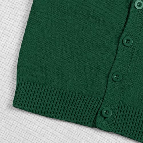 Loose Button-Down Cardigan for Toddler Girls Solid Color Knit Sweater Boys Long Sleeve Casual Cardigan3