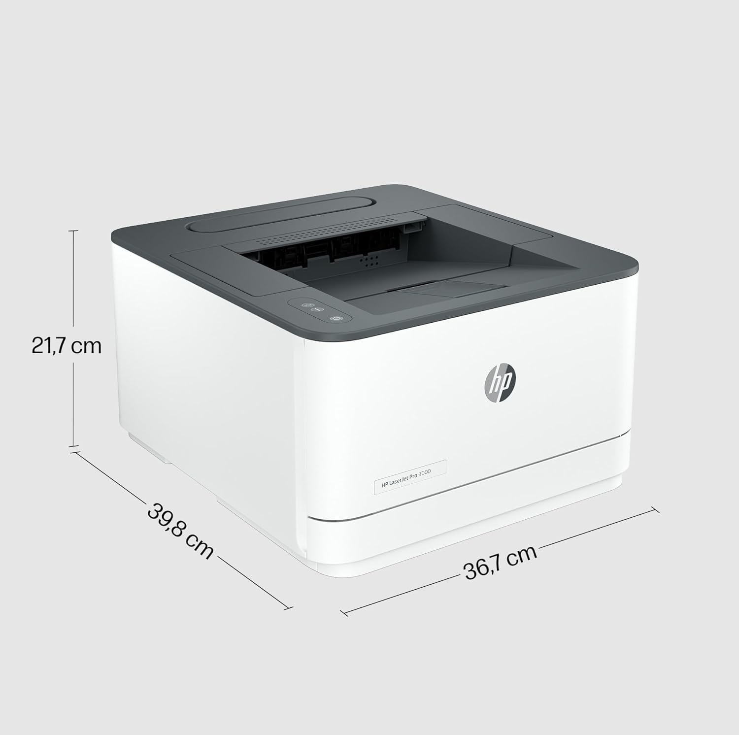 HP LaserJet Pro 3002dw 3G652F, Impresora Láser A4 Monocromo a Doble Cara automática (33ppm, Wi-Fi, Ethernet, USB 2.0, Procesador 800MHz, Memoria 256MB, Smart App) Blanca y Gris