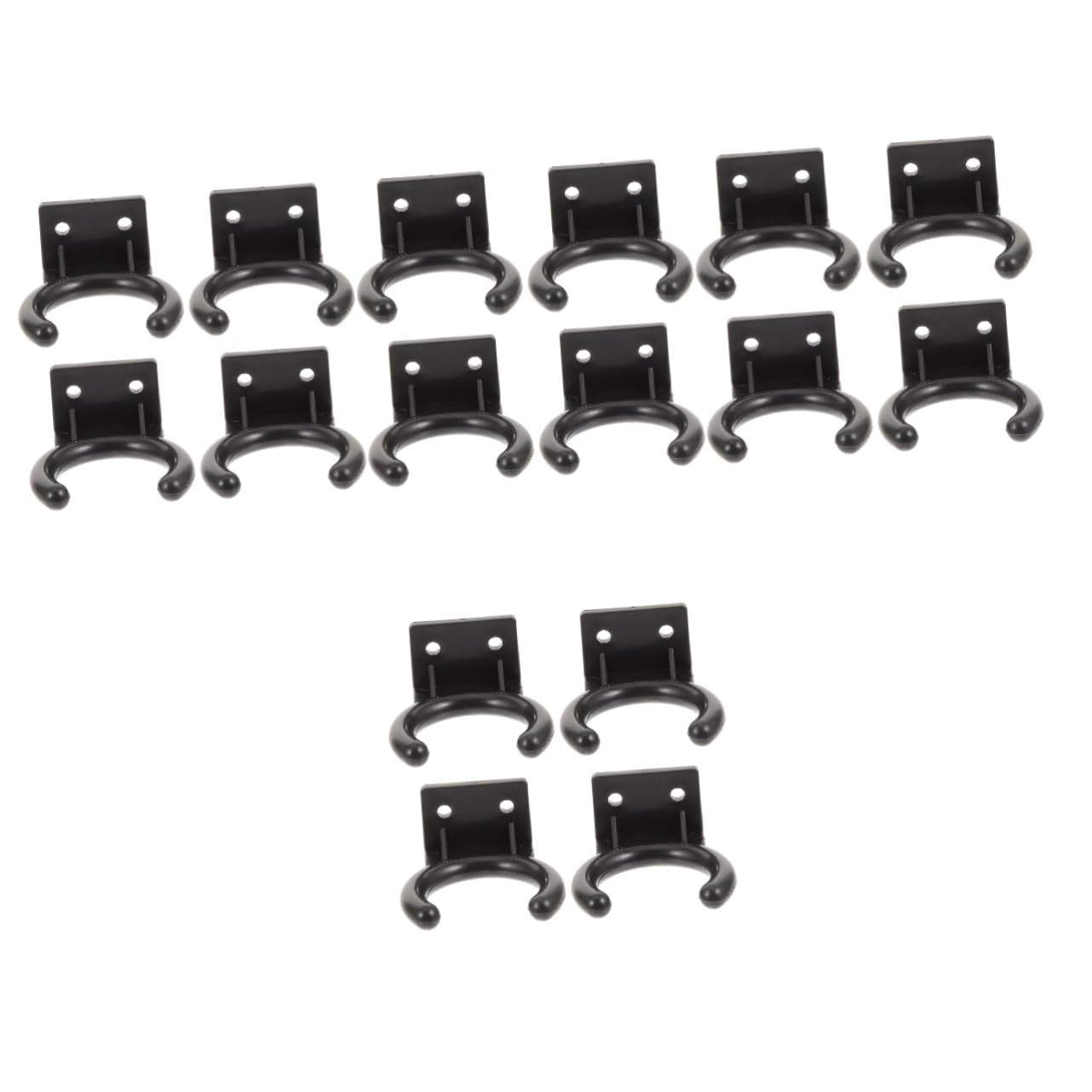 ibasenice 4sets Microphone Hanger Hook Wall Mount Mic Holder for Ktv Conference Hotel Use 4pcs*4