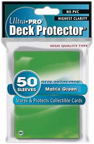 Ultra Pro Deck Protector Matrix Green (81583) - akcesoria do kart kolekcjonerskich