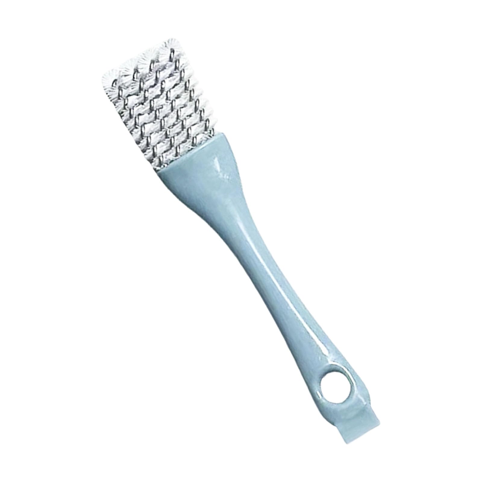 Duty Bird Cage Feeders Bath Brush with Metal Bristles Ergonomic Handle for Animal Water Dishes Tires Bird Cage Cleaning Accessories