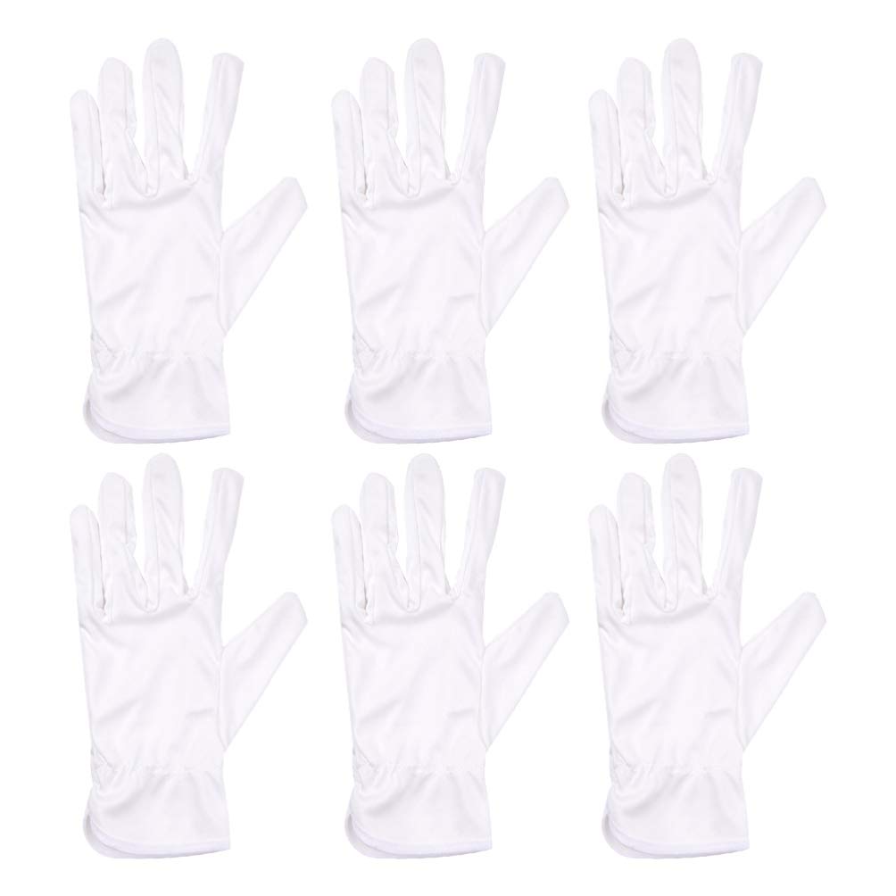 Beaupretty 10 Paar Baumwollhandschuhe Antistatische Staubdichte Industrielle Handschuhe Mikrofaser Handschutz Arbeitshandschuhe für Schönheit Salon Tattoo Friseur Salon Größe