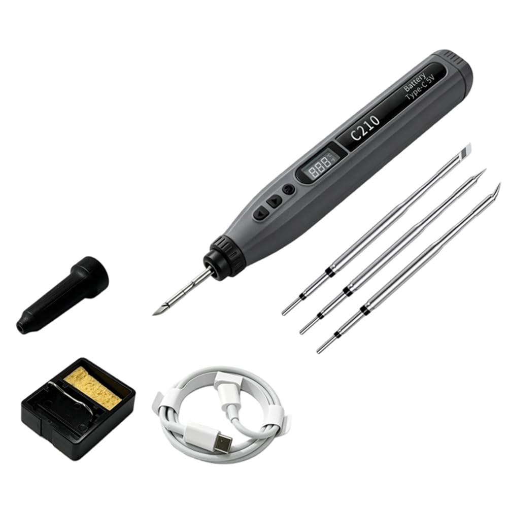 Aundhegrtt As Shown Rechargeable Wireless Soldering Iron Kit Wireless Soldering Iron Rechargeable Circuit Repair Welding Tool