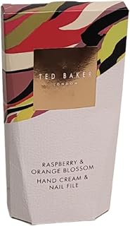 Ted Baker Hand Cream 125ml Raspberry & Orange Blossom & Glass Nail File Ladies Gift Box