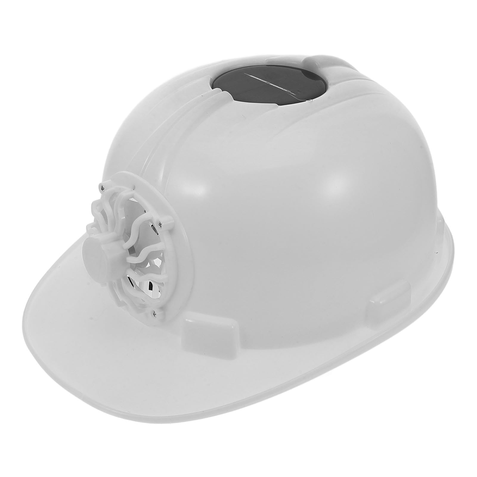 Ventilador solar integrado en este casco blanco de alta resistencia ante impactos 8