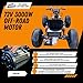 Zyliathor 72V 3000W Brushless Electric Off-Road Go Kart, Peak 10.8kW, Up to 62MPH, 37-Mile Range, Shaft Drive Diff, Dual Hydraulic Rear Discs, 19x7-8 Tires, Teens & Adults