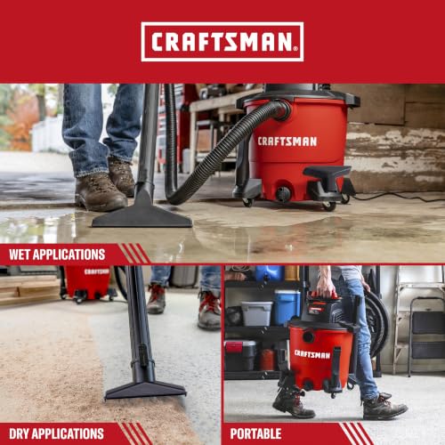 CRAFTSMAN CMXEVBE18590 9 Gallon 4.25 Peak HP Wet Dry Shop Vacuum - Image 4