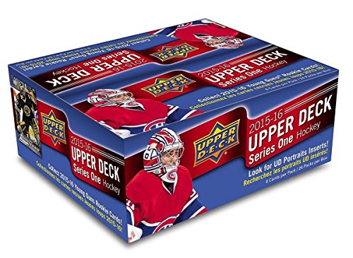 Upper Deck NHL All NHL Teams 2015/16 Series 1 Hockey Retail Box, Small, Black