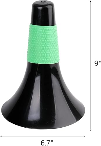 Miniatura 2 de ZEAYEA 8 conos deportivos de entrenamiento de agilidad, conos de fútbol de 9 pulgadas con bolsa de transporte, conos de entrenamiento de baloncesto