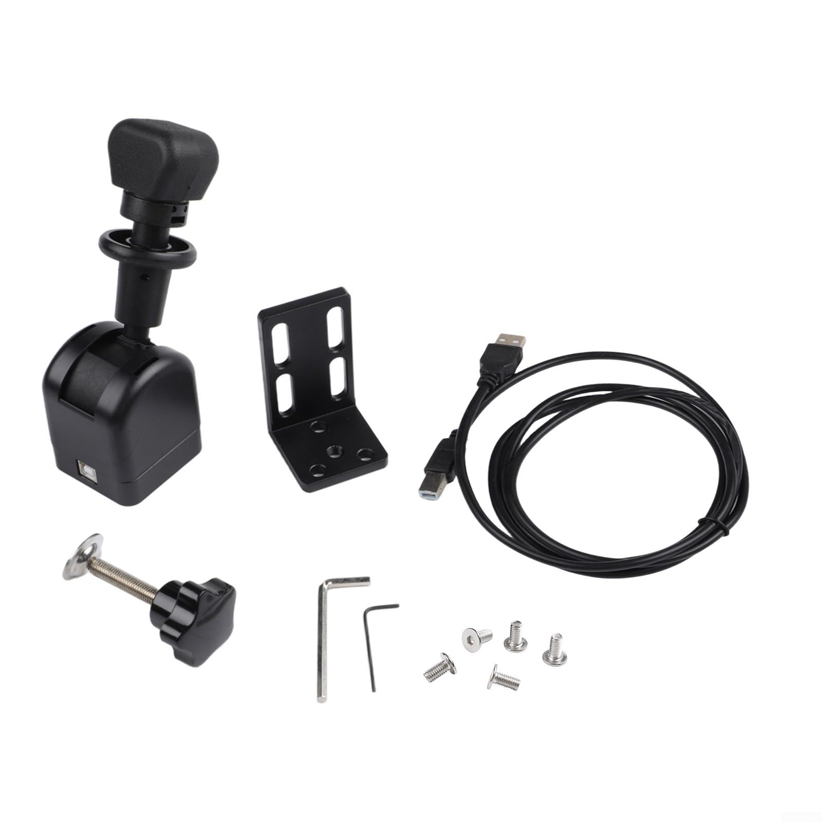 Sim Racing - Freno de mano para PC alimentado por USB de 14 bits, soporte de simulación lineal para Logitech para G27 G29 G920 G923 T300 T-GT