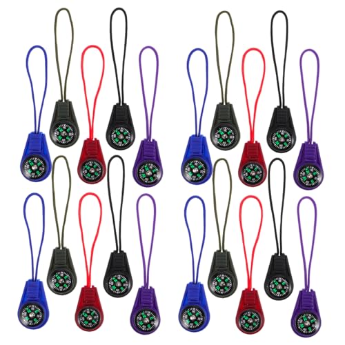 Pack de 50 Brújulas Portátiles con Cordón para Camping
