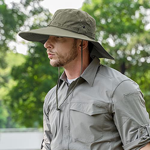 ZLYC - Cappello da pescatore estivo da uomo, con