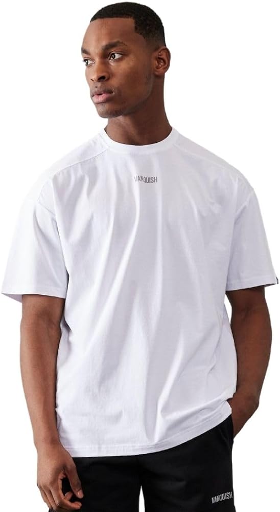 VANQUISH fitness  Mサイズ VANQUISH FITNESS Essentialモデル ブラック オーバーサイズ