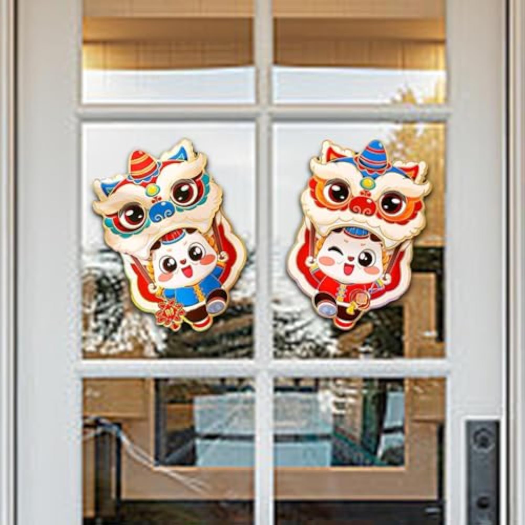 2 Pieces 2024 Chinese New Year Decoration