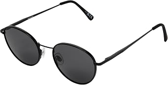 Dockers Mens Elliot Sunglasses Round, Black, 51mm