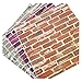 autocollant mural Stickers muraux de briques de briques simulées en mousse 3D étanche auto-adhésif bricolage papier peint de bricolage pour de chambre pour enfants décor mural Facile à installer et à
