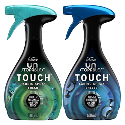 Febreze тоқтаусыз тоқылған маталар, Fabric Spray және Odor Fighter, Fresh & Breeze, 16.9 oz, 2 пакет