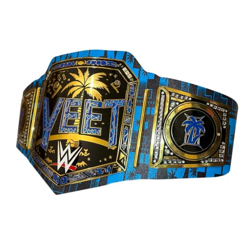 New Jey Uso Yeet Championship Title Belt – Undisputed Championship Replica Belt 2MM - Easy Wear Adjustable 4MM Leather Strap - Adult Size3