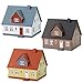 3 Sets N Scale 1:160 Model Village House Assembled Model Architectural Building Layout JZN02